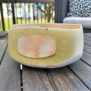 Vintage Italian Studio Pottery Bowl – Midcentury Organic Modern Rarity